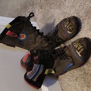 Tank girl costume cosplay combat boots punk